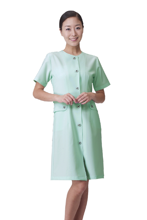 헤어2000 미용재료할인점,[요들가운] 요들 핑클 라운드 (피부미용가운),