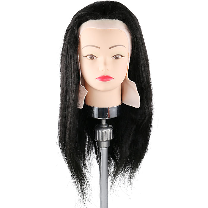 [삼미] 삼미 연습용 가발 18인치45Cm (100% 인조모) SI-1820 / No.08