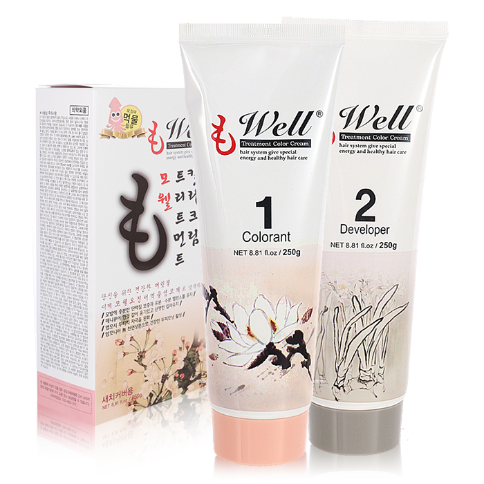 [라샘] 모웰 트리트먼트(오징어먹물/헤나추출물) 칼라 크림 250g