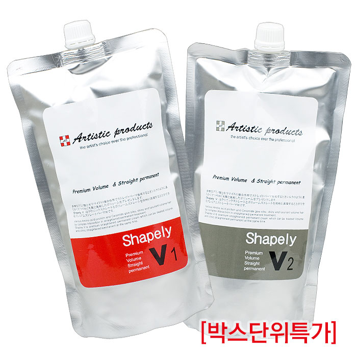 [셀렉티브] 셀렉티브 샤플리 프리미엄 스트레이트펌(보통손상모용)V1+V2 500ml (박스단위특가)
