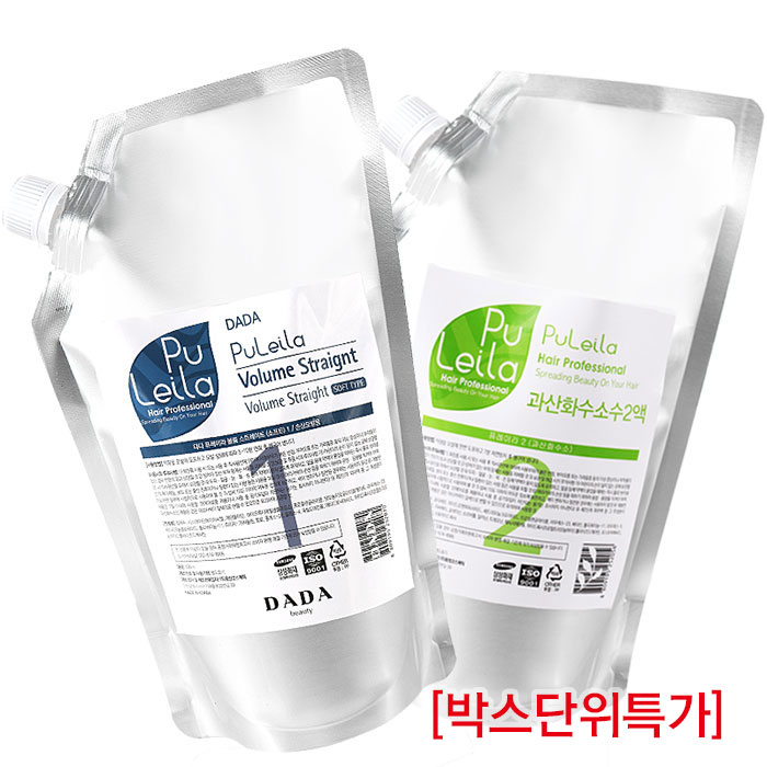 [다다] 다다토모 퓨레이라 볼륨스트레이트 손상모(소프트) 500ml/매직약  (박스단위특가)