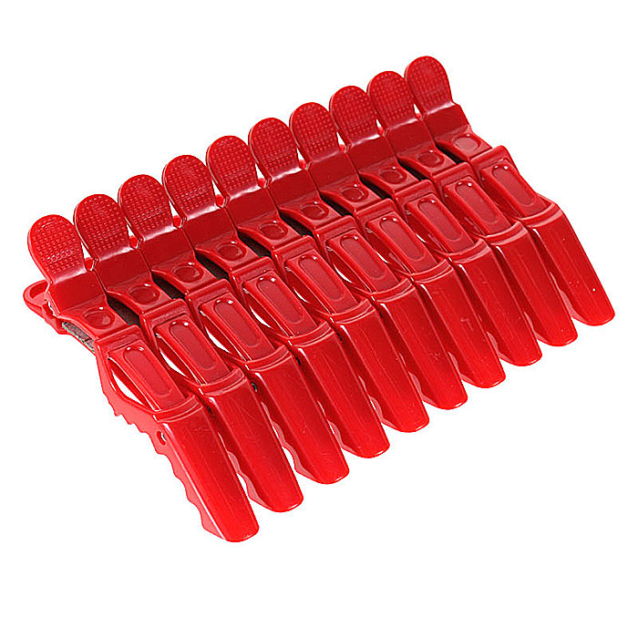 [인그리드] 인그리드 샤크 클립 핀셋  4.5Cm(레드) 10개 1세트