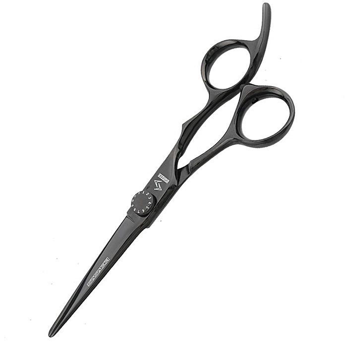 [사사끼] 사사끼 고급 5.5인치 블랙 유광 커트 가위(블랙에디션) FCB-550