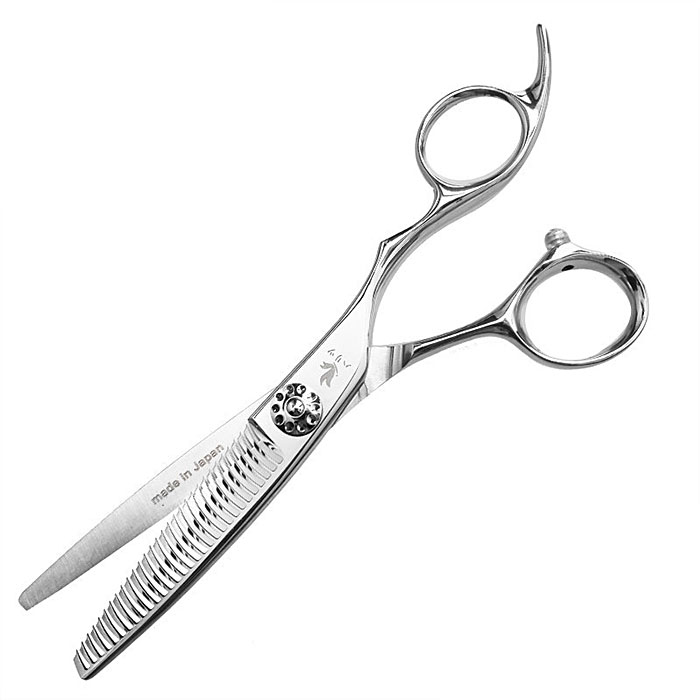 헤어2000 미용재료할인점,[하리츠] 하리츠 6인치 고급 30발 3홈 단조 틴닝 가위 JB-303,[made in japan] 고급 6인치 고급 30발 3홈 틴닝가위 / 낙타형 손잡이 / 절삭률 18%