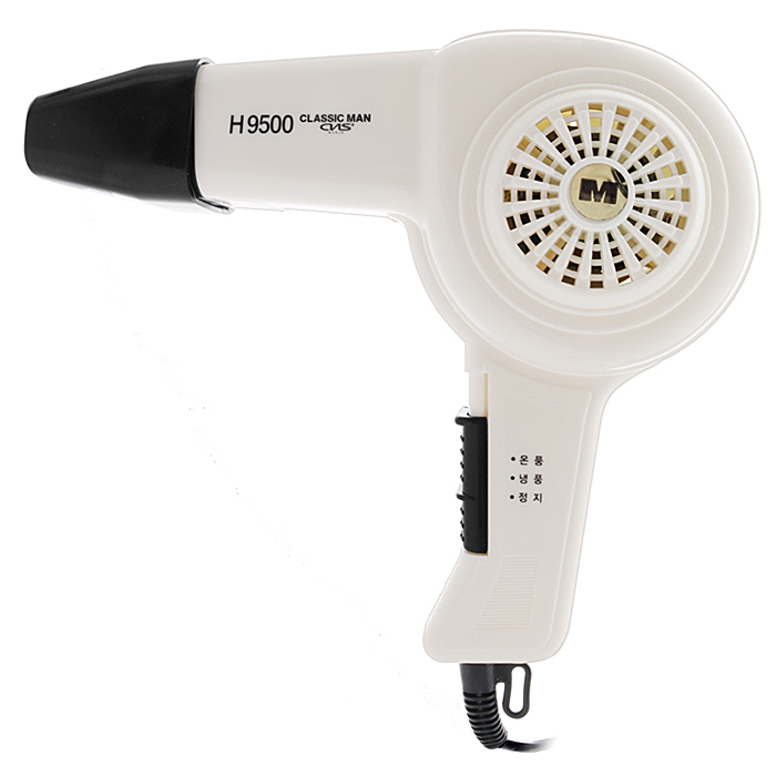 헤어2000 미용재료할인점,[월드] 클래식 맨 헤어드라이기 H9500 (화이트컬러) (바버)남성용 드라이기