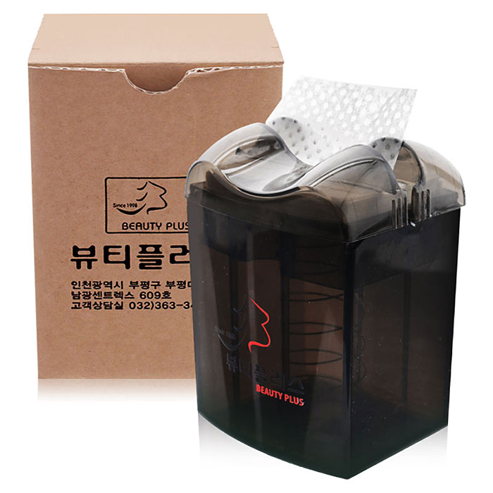 헤어2000 미용재료할인점,[뷰티플러스] 뷰티플러스 파마지 전용 케이스 (블랙/그린) 선택,파마종이 뽑아쓰는 케이스(가로6.5Cm×6Cm)