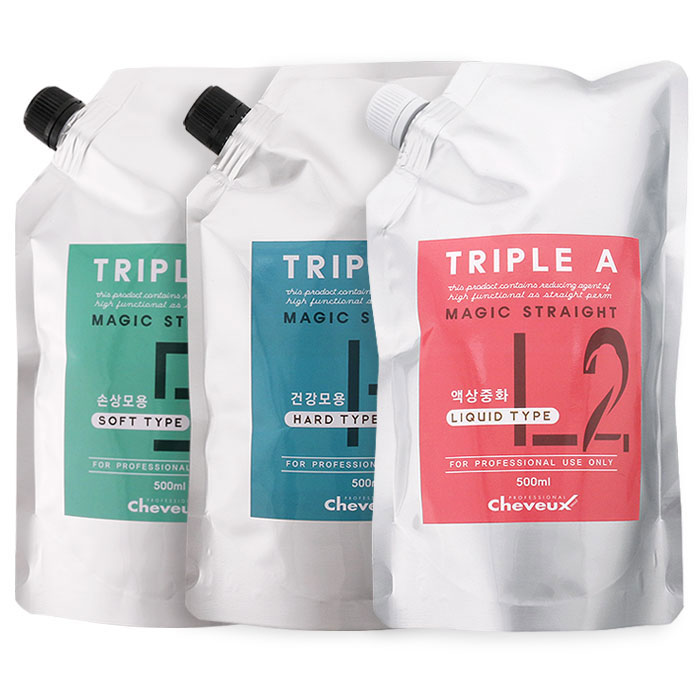[디어스] 슈보 트리플 에이 매직 스트레이트 크림 500ml (건강/손상) 각 선택
