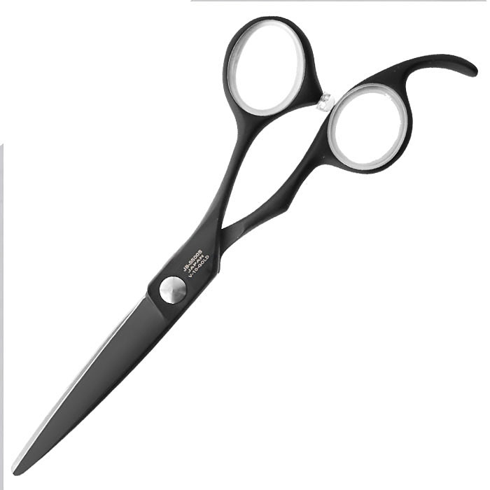 헤어2000 미용재료할인점,[미카즈키] 고급 5.5인치 블랙에디션 블런트 가위 JB-5500S,[5.5인치 V형 블런트 가위 블랙에디션]