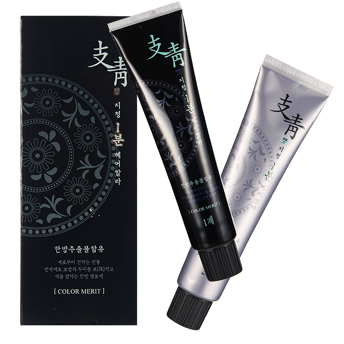 [웰코스] 뮤겐스 칼라 메리트 지청 1분 헤어칼라 120g