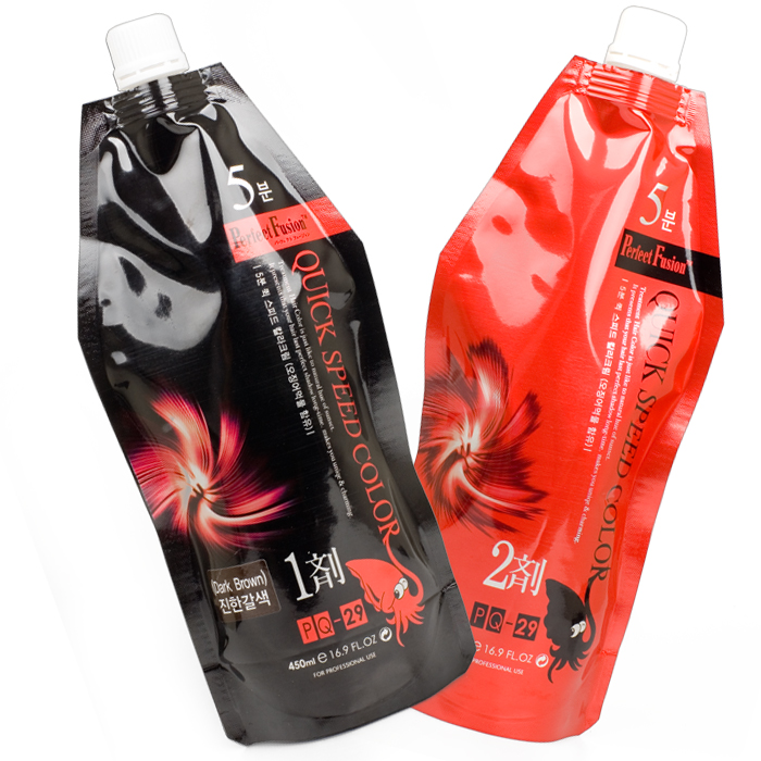 [본] 퍼펙트퓨전 5분 퀵 스피드칼라(오징어먹물) 450ml
